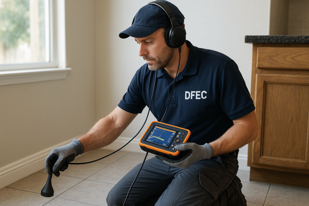 Recherche de fuites d'eau à La Réunion