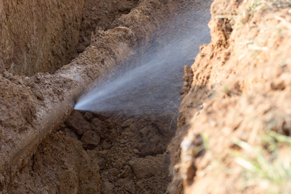 Réparation de canalisation AEP à La Réunion